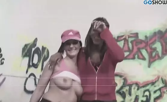 Interracial Gangbang Orgy